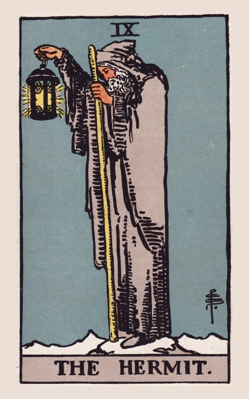 De Kluizenaar tarot betekenis innerlijke rust