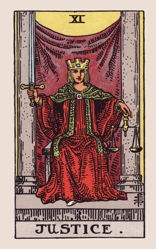 Gerechtigheid Tarotkaart Betekenis