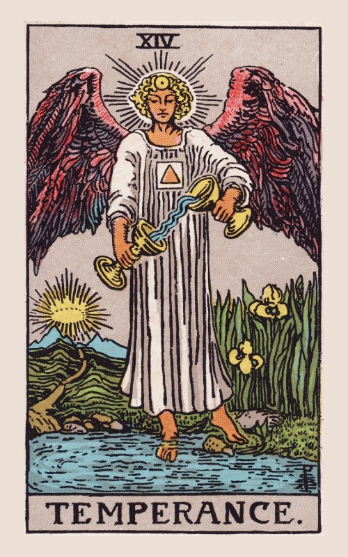 Gematigingheid tarotkaart betekenis